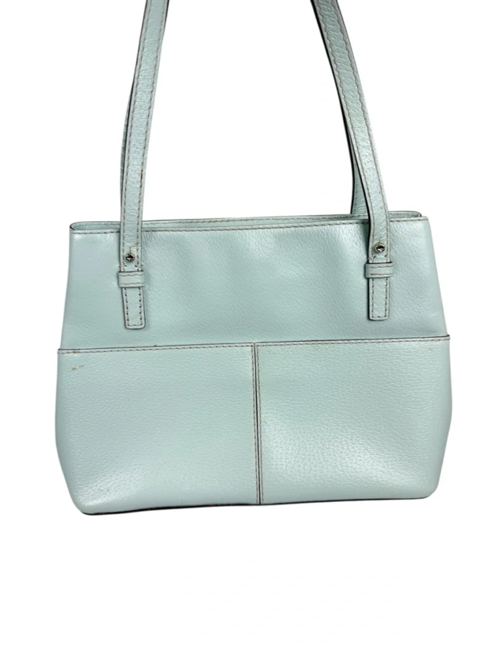 Kate Spade New York Gabriel Grand Street Bag‎ Blue Green Leather Shoulder Purse